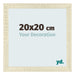 Cornice 20x20cm Rovere MDF Pisa Davanti Dimensione | Yourdecoration.it