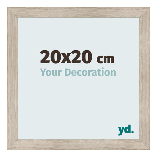 Cornice 20x20cm Rovere Rustico MDF Pisa Davanti Dimensione | Yourdecoration.it