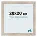 Cornice 20x20cm Rovere Rustico MDF Pisa Davanti Dimensione | Yourdecoration.it