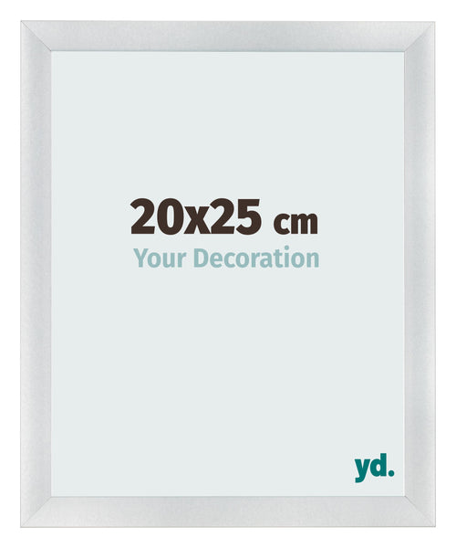 Cornice 20x25cm Argento Nero Spazzato MDF Pisa Davanti Dimensione | Yourdecoration.it