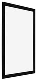 Cornice 20x28cm Nero Argento Lucido MDF Pisa Davanti Obliquo | Yourdecoration.it