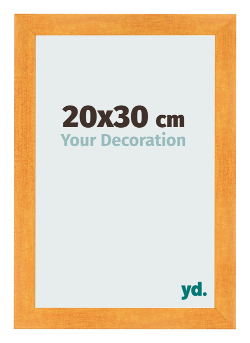 Cornice 20x30cm Arancione MDF Pisa Davanti Dimensione | Yourdecoration.it
