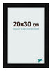 Cornice 20x30cm Nero Argento Lucido MDF Pisa Davanti Dimensione | Yourdecoration.it