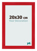 Cornice 20x30cm Rosso MDF Pisa Davanti Dimensione | Yourdecoration.it