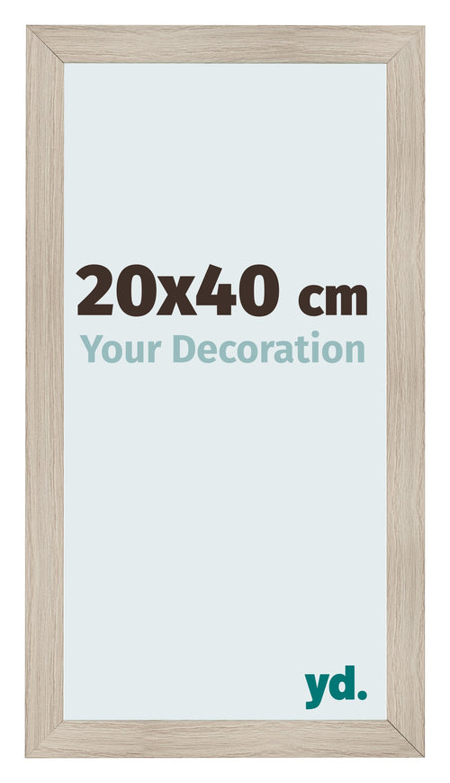 Cornice 20x40cm Rovere Rustico MDF Pisa Davanti Dimensione | Yourdecoration.it