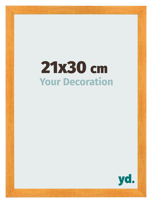 Cornice 21x30cm Arancione MDF Pisa Davanti Dimensione | Yourdecoration.it