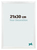 Cornice 21x30cm Bianco Vintage MDF Pisa Davanti Dimensione | Yourdecoration.it