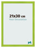 Cornice 21x30cm Verde MDF Pisa Davanti Dimensione | Yourdecoration.it