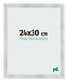 Cornice 24x30cm Alluminio Spazzolato MDF Pisa Davanti Dimensione | Yourdecoration.it