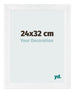 Cornice 24x32cm Bianco Vintage MDF Pisa Davanti Dimensione | Yourdecoration.it