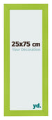 Cornice 25x75cm Verde MDF Pisa Davanti Dimensione | Yourdecoration.it