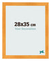 Cornice 28x35cm Arancione MDF Pisa Davanti Dimensione | Yourdecoration.it