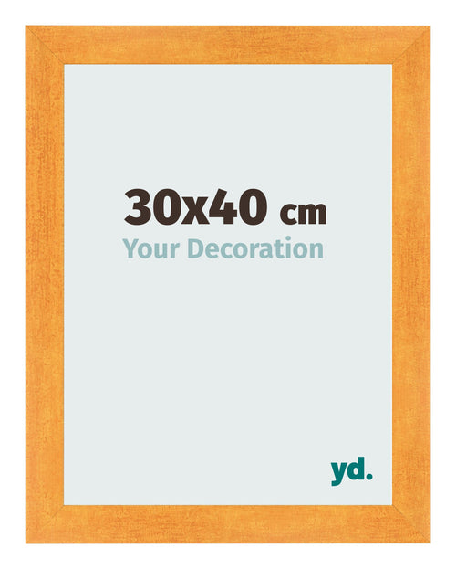 Cornice 30x40cm Arancione MDF Pisa Davanti Dimensione | Yourdecoration.it