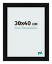 Cornice 30x40cm Nero Argento Lucido MDF Pisa Davanti Dimensione | Yourdecoration.it