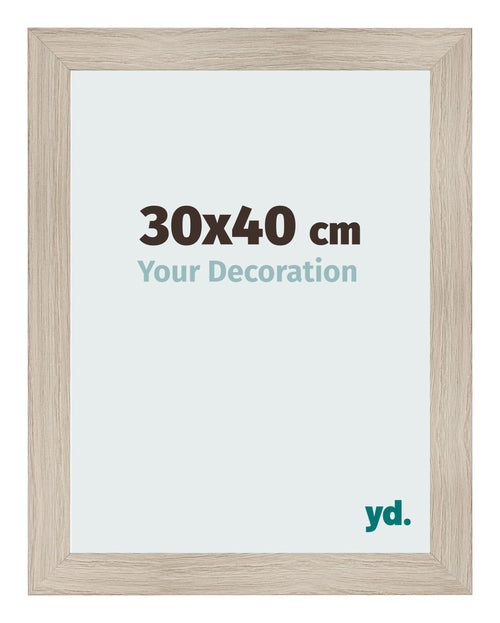 Cornice 30x40cm Rovere Rustico MDF Pisa Davanti Dimensione | Yourdecoration.it