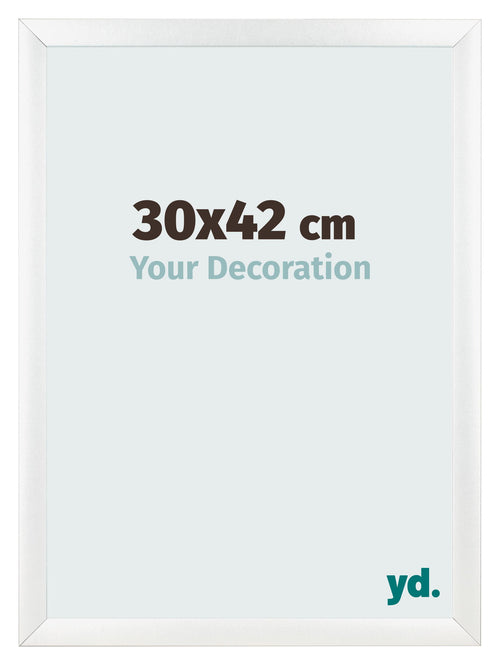 Cornice 30x42cm Bianco Vintage MDF Pisa Davanti Dimensione | Yourdecoration.it
