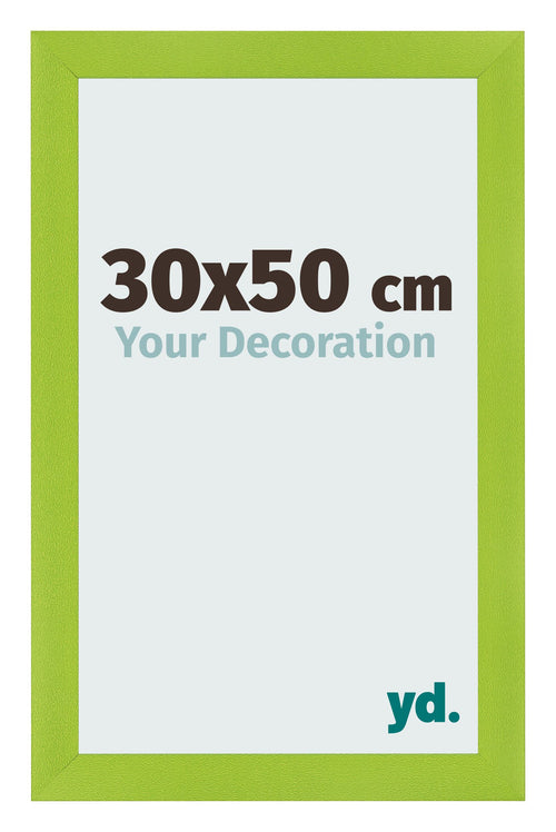 Cornice 30x50cm Verde MDF Pisa Davanti Dimensione | Yourdecoration.it