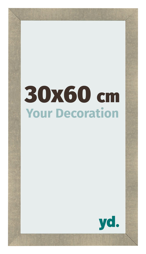 Cornice 30x60cm Oro Vintage MDF Pisa Davanti Dimensione | Yourdecoration.it
