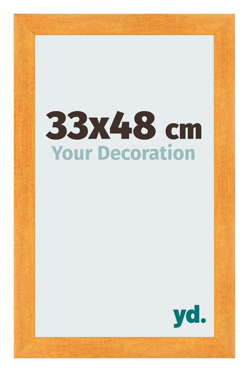Cornice 33x48cm Arancione MDF Pisa Davanti Dimensione | Yourdecoration.it