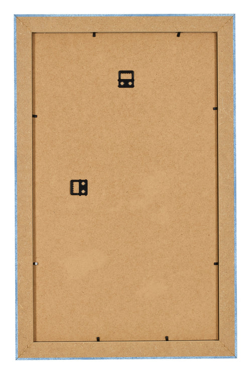 Cornice 33x48cm Blu Acceso Spazzato MDF Pisa Retro | Yourdecoration.it