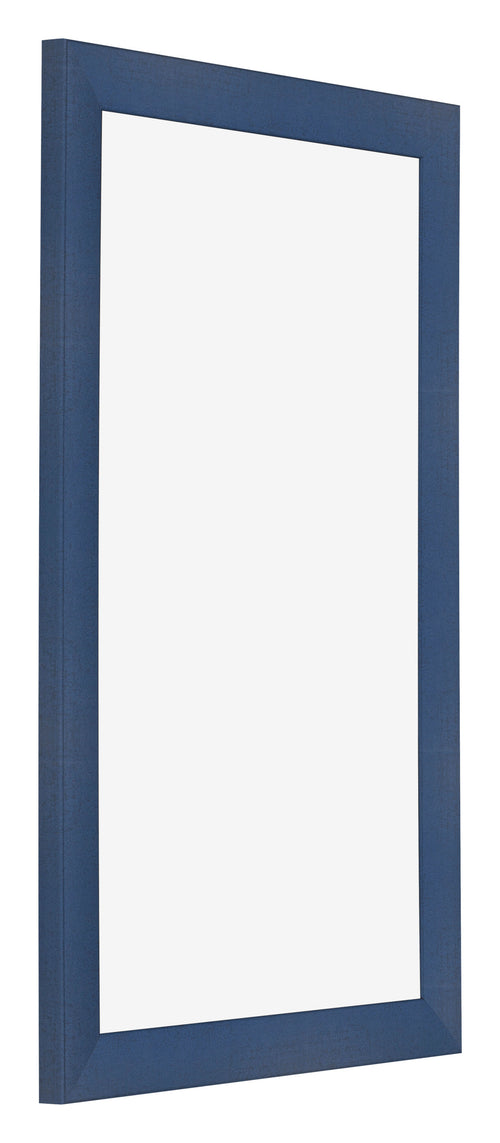 Cornice 33x48cm Blu Scuro Spazzato MDF Pisa Davanti Obliquo | Yourdecoration.it