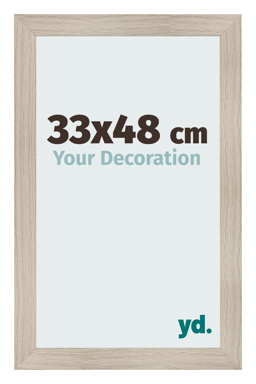 Cornice 33x48cm Rovere Rustico MDF Pisa Davanti Dimensione | Yourdecoration.it