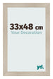 Cornice 33x48cm Rovere Rustico MDF Pisa Davanti Dimensione | Yourdecoration.it