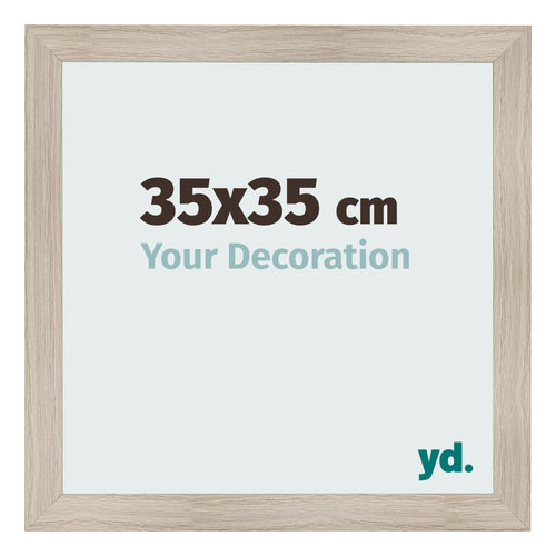 Cornice 35x35cm Rovere Rustico MDF Pisa Davanti Dimensione | Yourdecoration.it