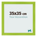 Cornice 35x35cm Verde MDF Pisa Davanti Dimensione | Yourdecoration.it