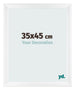Cornice 35x45cm Bianco Vintage MDF Pisa Davanti Dimensione | Yourdecoration.it