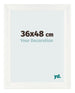 Cornice 36x48cm Bianco Vintage MDF Pisa Davanti Dimensione | Yourdecoration.it