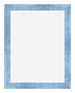 Cornice 36x48cm Blu Acceso Spazzato MDF Pisa Davanti | Yourdecoration.it