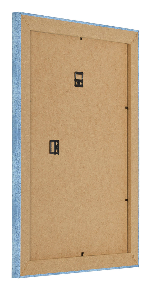 Cornice 36x48cm Blu Acceso Spazzato MDF Pisa Retro Obliquo | Yourdecoration.it