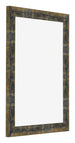 Cornice 36x48cm Blu Oro Fondente MDF Pisa Davanti Obliquo | Yourdecoration.it