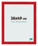 Cornice 36x49cm Rosso MDF Pisa Davanti Dimensione | Yourdecoration.it