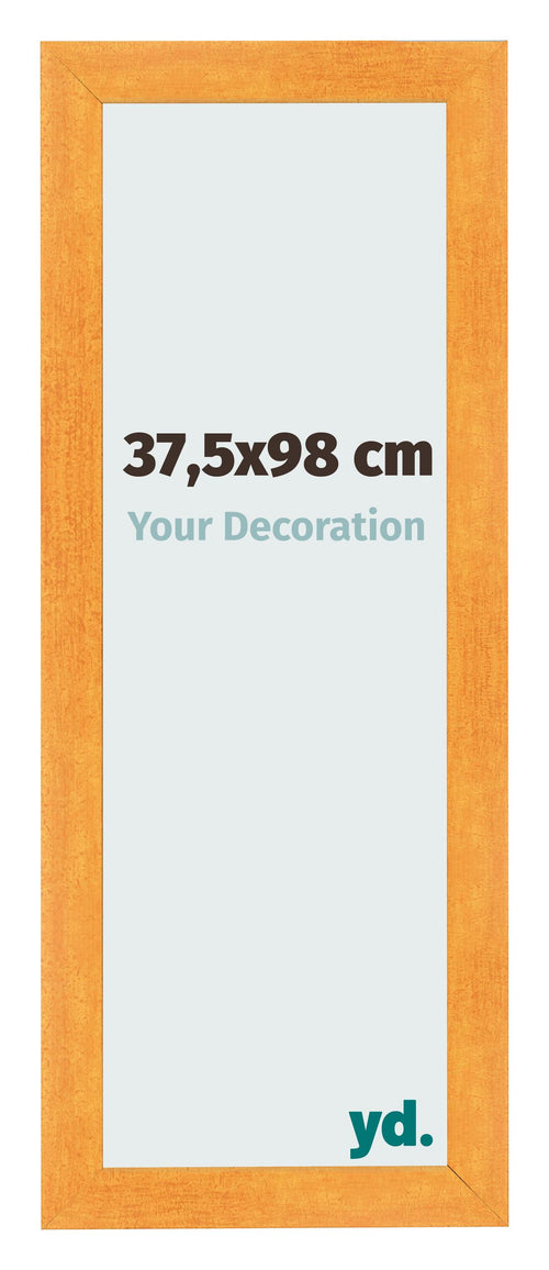 Cornice 37 5x98cm Arancione MDF Pisa Davanti Dimensione | Yourdecoration.it