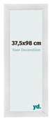 Cornice 37 5x98cm Argento Nero Spazzato MDF Pisa Davanti Dimensione | Yourdecoration.it