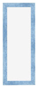 Cornice 37 5x98cm Blu Acceso Spazzato MDF Pisa Davanti | Yourdecoration.it