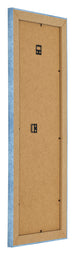 Cornice 37 5x98cm Blu Acceso Spazzato MDF Pisa Retro Obliquo | Yourdecoration.it