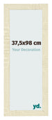 Cornice 37 5x98cm Rovere MDF Pisa Davanti Dimensione | Yourdecoration.it