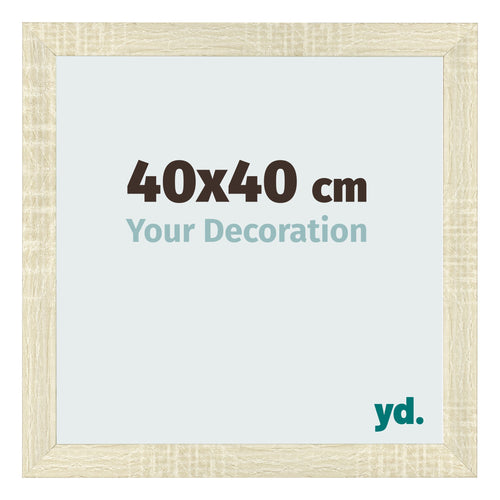 Cornice 40x40cm Rovere MDF Pisa Davanti Dimensione | Yourdecoration.it
