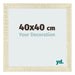 Cornice 40x40cm Rovere MDF Pisa Davanti Dimensione | Yourdecoration.it