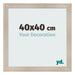 Cornice 40x40cm Rovere Rustico MDF Pisa Davanti Dimensione | Yourdecoration.it