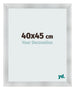 Cornice 40x45cm Alluminio Spazzolato MDF Pisa Davanti Dimensione | Yourdecoration.it