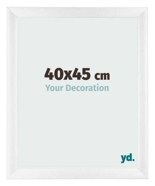 Cornice 40x45cm Bianco Vintage MDF Pisa Davanti Dimensione | Yourdecoration.it