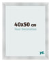 Cornice 40x50cm Alluminio Spazzolato MDF Pisa Davanti Dimensione | Yourdecoration.it