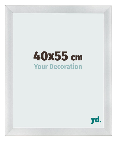 Cornice 40x55cm Argento Nero Spazzato MDF Pisa Davanti Dimensione | Yourdecoration.it