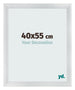 Cornice 40x55cm Argento Nero Spazzato MDF Pisa Davanti Dimensione | Yourdecoration.it