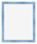 Cornice 40x55cm Blu Acceso Spazzato MDF Pisa Davanti | Yourdecoration.it