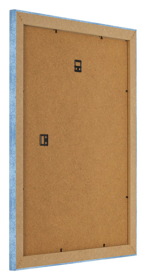 Cornice 40x55cm Blu Acceso Spazzato MDF Pisa Retro Obliquo | Yourdecoration.it